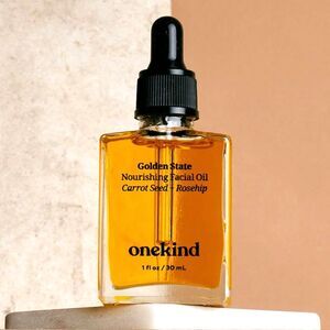 NIB Onekind Golden State Carrot Seed + Rosehip Nourishing Facial Oil